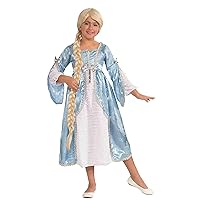 Fairy Tale Favorites Princess of The Tower Costume Dress, Child Large
