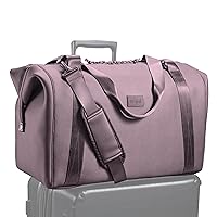 Fit & Fresh Premium Neoprene Weekender Bag, Travel Bag with Trolley Sleeve, Large Overnight Bag, Carry on Bag, Duffel Bags