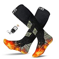 Remote Control Heated Socks for Men Women, 7.4V 2600mAh Rechargeable Electric Socks, Thermal Socks Foot Warmer for Outdoor Riding Camping Hiking Skiing by Dr.Warm