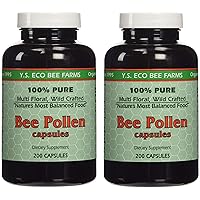 Bee Pollen - 200 Capsules - Pack of 2