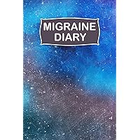 Migraine Diary: Guided journal for tracking headache triggers, symptoms and pain relief options.