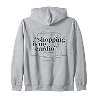 Sex and the City Carrie Bradshaw, Shopping Is My Cardio Zip Hoodie