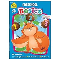 School Zone Preschool Basics Workbook: Curriculum Series for Ages 3-5, Learn Reading and Math Skills, Colors, Numbers, Counting, Matching, Grouping, Beginning Sounds, and More School Zone Preschool Basics Workbook: Curriculum Series for Ages 3-5, Learn Reading and Math Skills, Colors, Numbers, Counting, Matching, Grouping, Beginning Sounds, and More Paperback