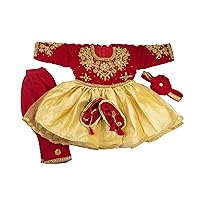Pasni Dress| Nepali Baby Weaning Ceremony/Rice Feeding Outfits for Baby Girl|3-5 Business Days to Deliver Red