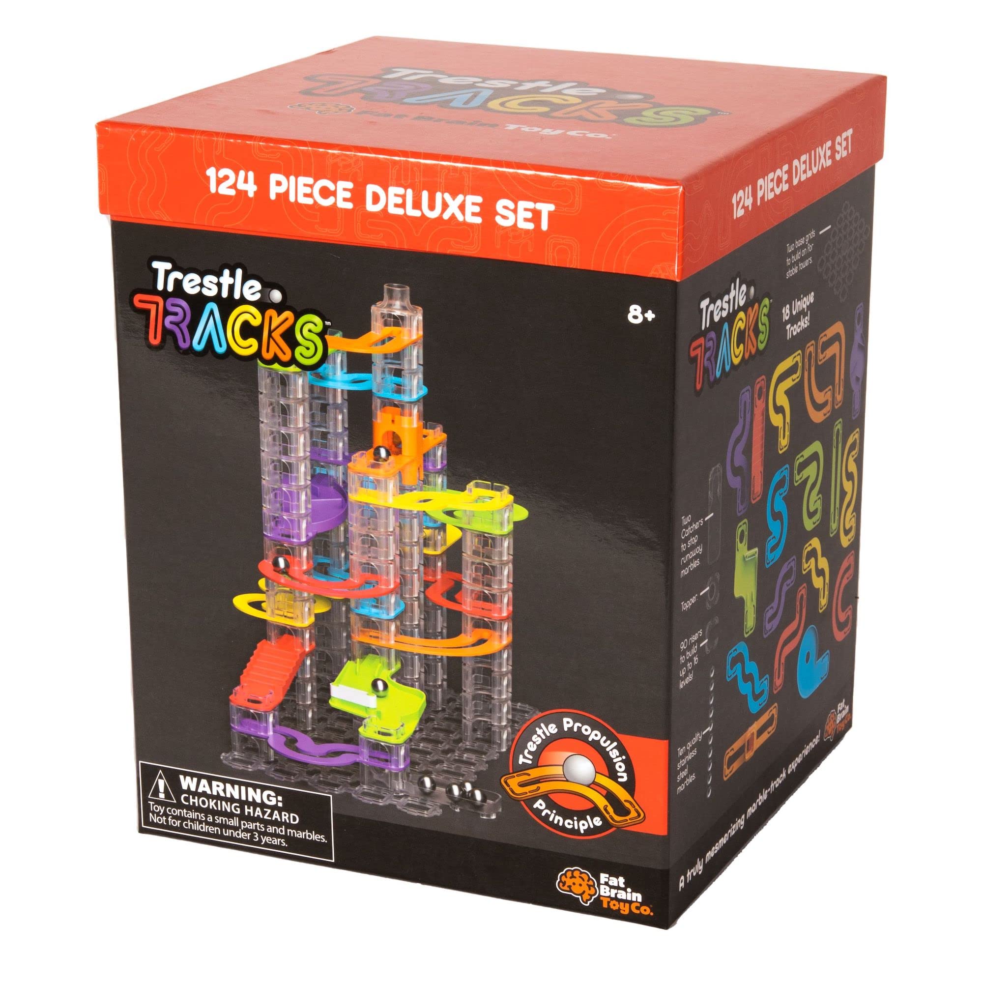 Fat Brain Toys Trestle Tracks Deluxe Set Building & Construction for Ages 8 to 10