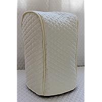 Cream Quilted Food Processor Cover