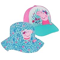 Hasbro Bucket Baseball Cap, Peppa Pig Toddler Sun Hat for Ages 2-4