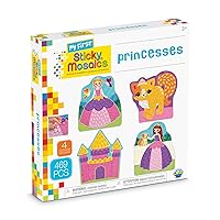 My First Sticky Mosaics Princesses, Purple/Pink/Yellow/Blue, 9.5