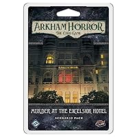 Arkham Horror The Card Game Murder at the Excelsior Hotel SCENARIO PACK | Horror Game | Cooperative Mystery Card Game | Ages 14+ | 1-4 Players | Avg. Playtime 1-2 Hours | Made by Fantasy Flight Games
