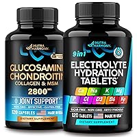 NUTRAHARMONY Electrolyte Tablets & Glucosamine Chondroitin Capsules