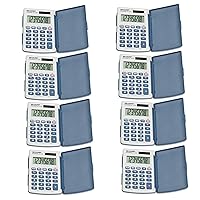 HANDHLD Calculator EL243SB by Sharp MfrPartNo EL243SB, 8 Pack (Renewed)