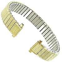 9-12mm Speidel Gold Tone Expansion Stainless Steel Watch Band Long 2203/33