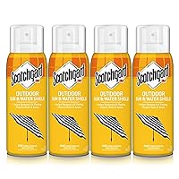 Scotchgard Outdoor Water & Sun Shield Fabric Spray, Water Repellent Spray for Spring and Summer Outdoor Gear and Patio Furniture, Fabric Spray for Outdoor Items, 10.5 Oz, 4 Count