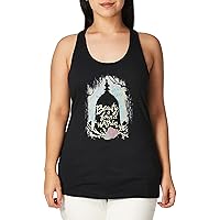 Disney Women's Beauty and The Beast Belle Rose Racerback Graphic Tank Top