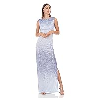 JS Collections Women's Tori Sleeveless Column Gown