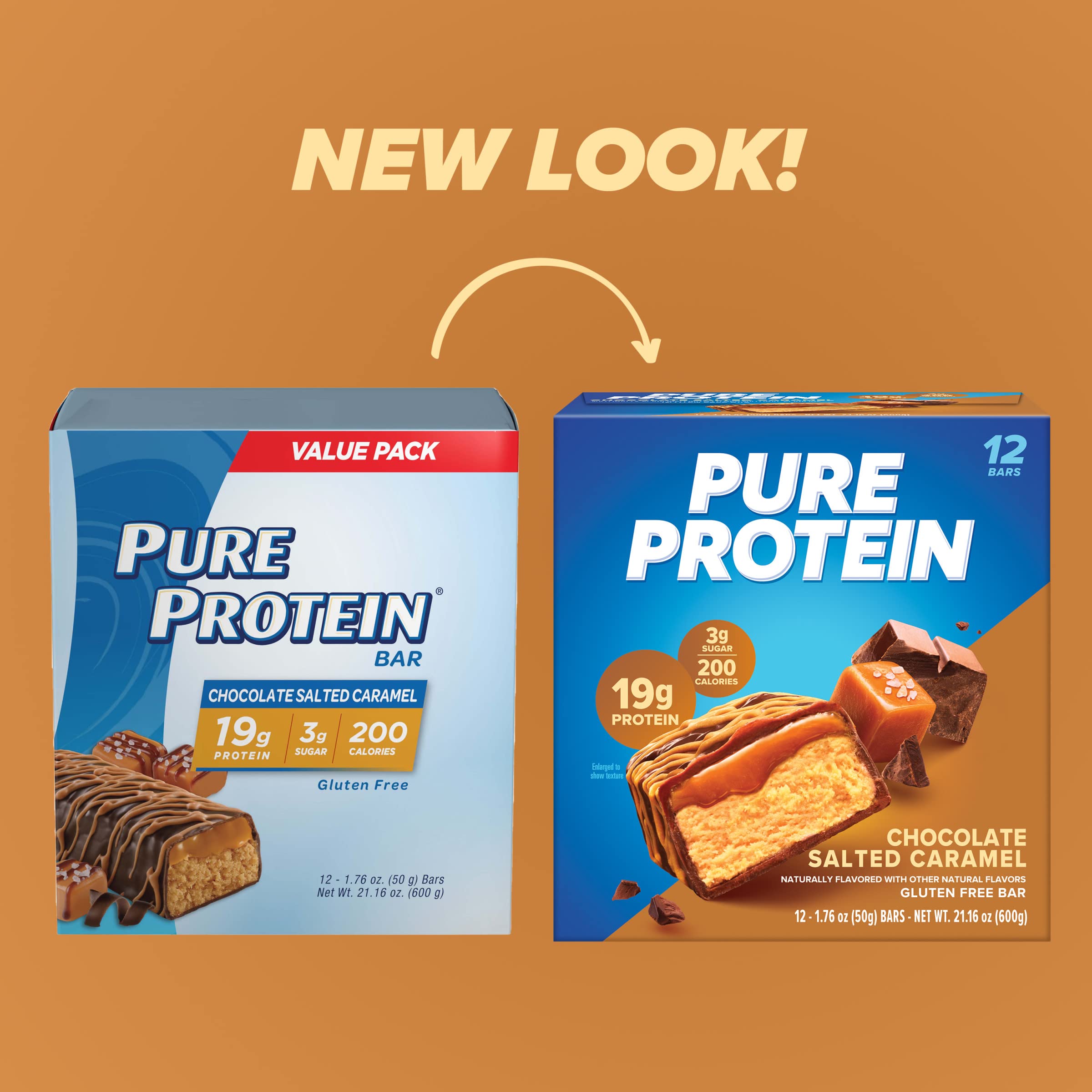 Pure Protein Bars, High Protein, Nutritious Snacks to Support Energy, Low Sugar & Bars, High Protein, Nutritious Snacks to Support Energy, Low Sugar, Gluten Free