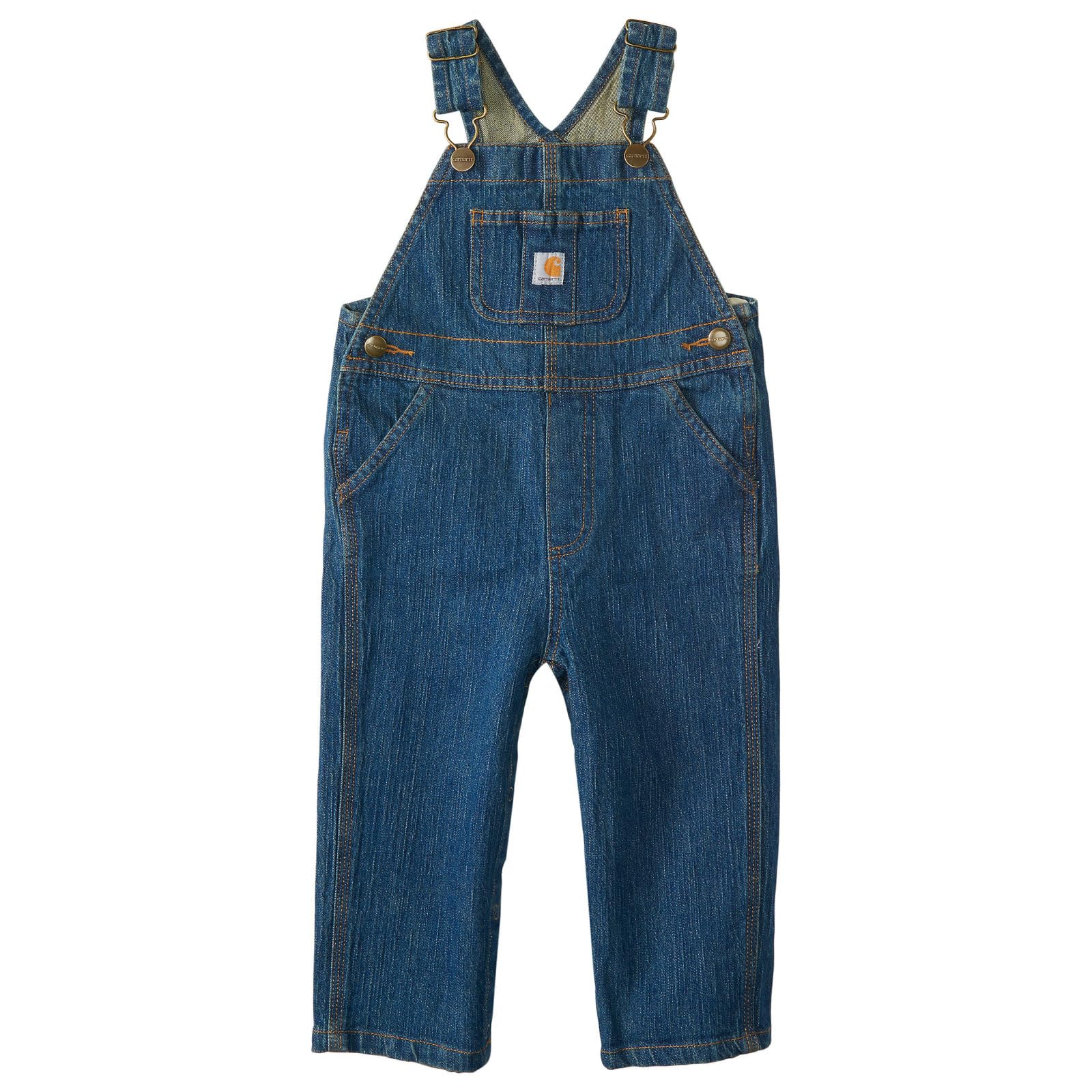 Carhartt boys Washed Denim Bib Overall