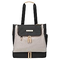 Petunia Pickle Bottom Pivot Backpack | Multiple carrying options (backpack or tote) | Insulated Pockets to Keep you Organized | Modern Silhouette with a Roomy Interior | Sand/Black Petunia Pickle Bottom Pivot Backpack | Multiple carrying options (backpack or tote) | Insulated Pockets to Keep you Organized | Modern Silhouette with a Roomy Interior | Sand/Black