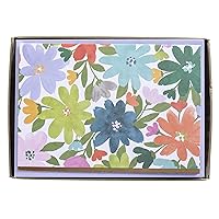 Graphique Boxed Cards, Flower Power – Includes 16 Cards with Matching Envelopes and Storage Box, Cute Stationery Made on Durable Cardstock, Cards Measure 4” x 5.625”