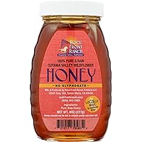 ROCK FRONT Pure Raw Wildflower Honey, 8 OZ