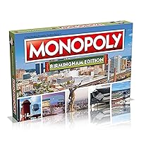 MONOPOLY Board Game - Birmingham Edition: 2-6 Players Family Board Games for Kids and Adults, Board Games for Kids 8 and up, for Kids and Adults, Ideal for Game Night