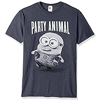Despicable Me Men's Minions Party Animal Chicken Dance Funny Graphic Tee