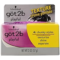Got2b Playful Texturizing Crème Pomade, 2-Ounce (Pack of 2)