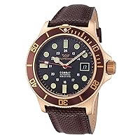 Glycine Combat Mens Analog Swiss Automatic Watch with Leather Bracelet GL0188