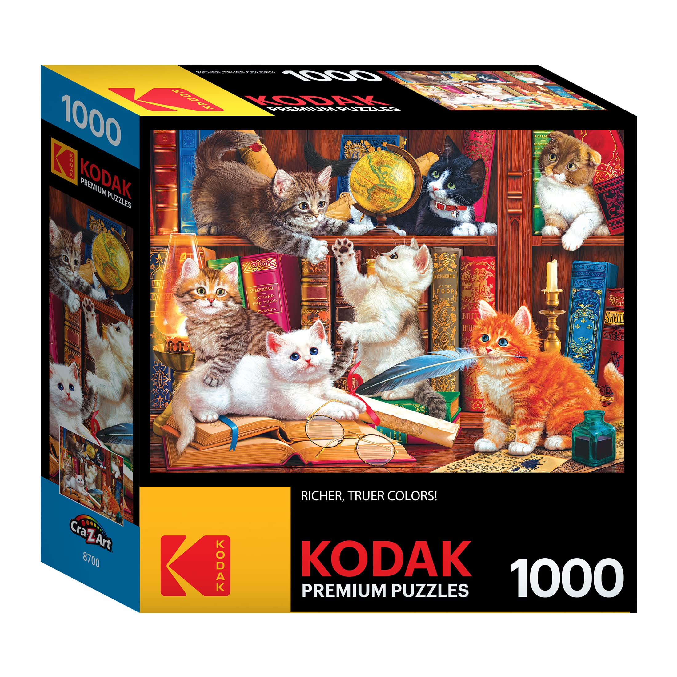 Kodak Premium Jigsaw Puzzle 1000pc Library Mischief