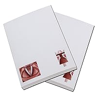Animated Flip Book Vocal Fold Voice Note Pad Memo Pad-notebook-100sheets-2pc in One Package