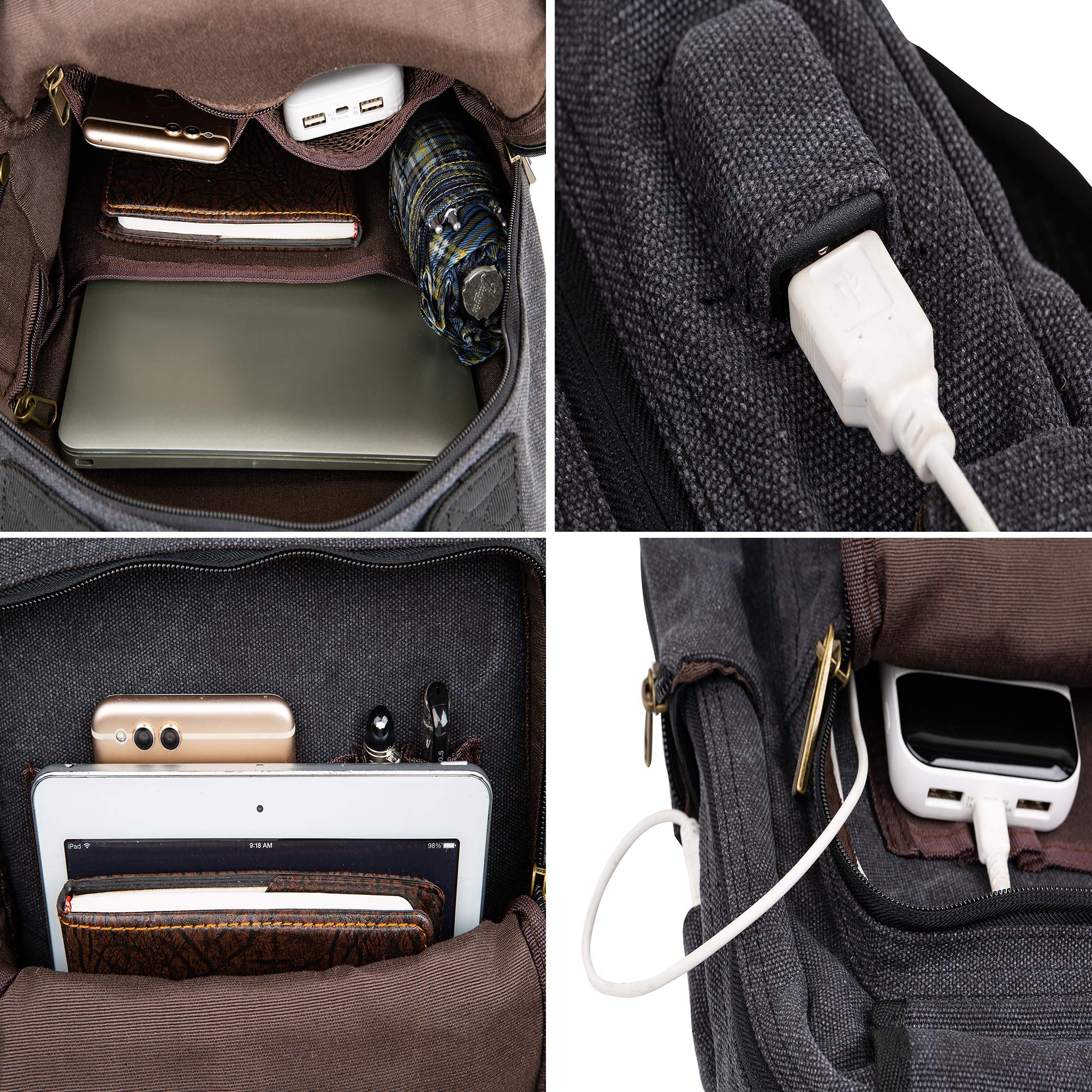 NICGID Sling Bags Chest Shoulder Backpacks, 13.3'' 14.1'' Laptop Backpack Crossbody Messenger Bag Travel Outdoor Men Women