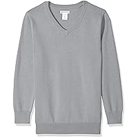 Boys and Toddlers' Uniform Cotton V-Neck Sweater