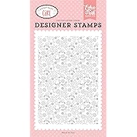 Echo Park Paper Company Bundle of Joy Floral Background Stamp
