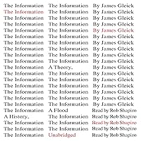The Information: A History, a Theory, a Flood The Information: A History, a Theory, a Flood Audible Audiobook Paperback Kindle Hardcover Audio CD