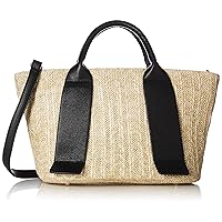 Lux tby1905st-00s 2-Way Mini Tote, Miscellaneous Material x PU Natural