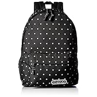 Outdoor Products Star Dots Heart Backpack, A4 Storage, Large Capacity, 4.9 gal (19 L), 12.8 gal (58 L), Black 2/Star