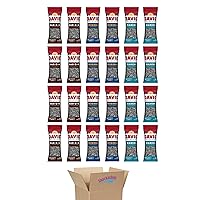 DAVID SEEDS Roasted and Salted Sunflower Seeds, Variety, (Original, BBQ, Ranch, 1.625 Ounce Each, 8 per Flavor) (Pack of 24)