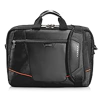 Everki Flight Business 15.6-Inch or 16-Inch Laptop Briefcase Bag, Travel Friendly, Men or Women, Organized, Black (EKB419)