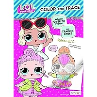 Bendon L.O.L. Surprise! Color & Trace Activity Book 42756,Multicolor