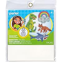 Perler Ironing Paper Beads Crafts for Kids, 12'' x 16'', Small, 7 Pieces