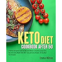 Keto Diet Cookbook After 50: A Perfect Ketogenic Guide For Men And Women To Healthy Eating Every Day and Losing Weight With 200+ Easy And Tasty Recipes. 28-Day Meal Plan Included