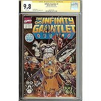 💥 Infinity Gauntlet #1 Signed Jim Starlin 💥 CGC 9.8 💥 Infinity Gauntlet #1 Signed Jim Starlin 💥 CGC 9.8 Comics