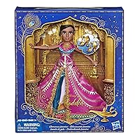 Disney Aladdin Glamorous Jasmine Deluxe Fashion Doll with Gown, Shoes, and Accessories