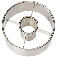 Ateco 3-1/2-Inch Stainless Steel Doughnut Cutter, Silver