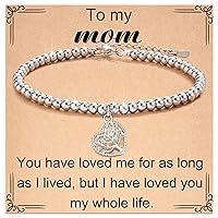 Shonyin Tree of Life Mother Daughter Bracelets, Mother's Day Gifts for Mom Daughter- Fits for Women Girls