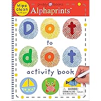 Alphaprints Dot to Dot Activity Book: Wipe Clean with Pen Alphaprints Dot to Dot Activity Book: Wipe Clean with Pen Spiral-bound Paperback