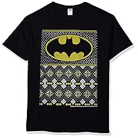DC Comics Men's Batman Logo Sweater T-Shirt