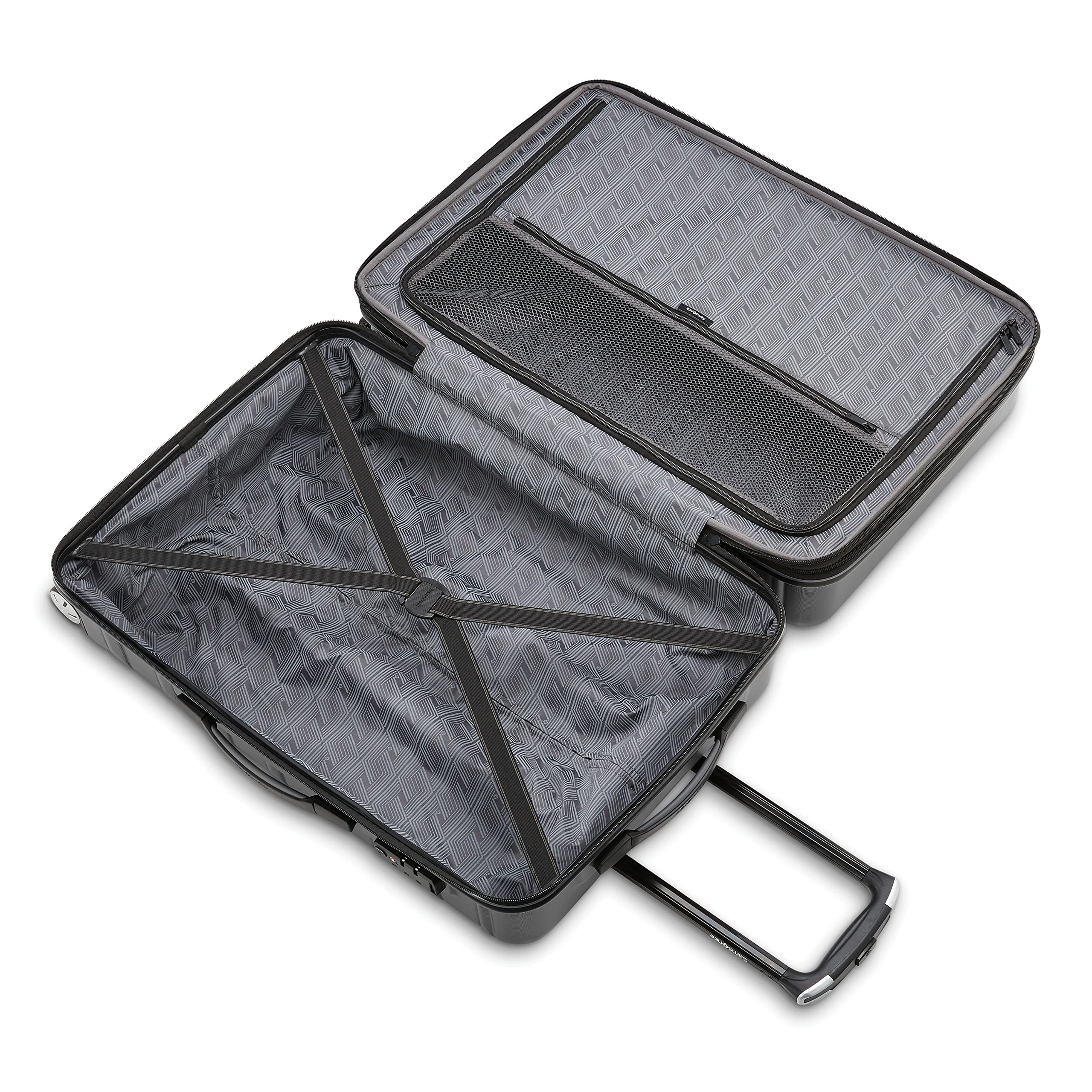 Samsonite Omni 2 Hardside Expandable Luggage with Spinners | Charcoal | Medium