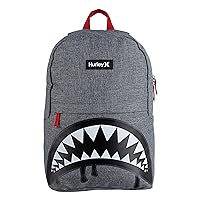 Hurley Unisex-Adults One and Only Backpack, Grey Shark Btie, Large