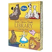 Disney Classics Little Golden Book Library (Disney Classic): Lady and the Tramp; 101 Dalmatians; The Lion King; Alice in Wonderland; The Jungle Book Disney Classics Little Golden Book Library (Disney Classic): Lady and the Tramp; 101 Dalmatians; The Lion King; Alice in Wonderland; The Jungle Book Hardcover